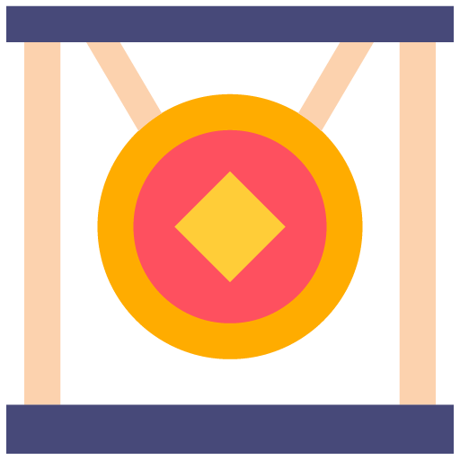 Icono Gong de la pagina de Destino China