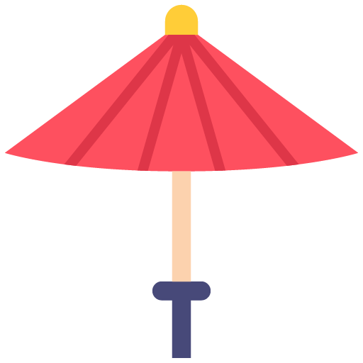 Icono de sombrilla de la pagina de Destino China